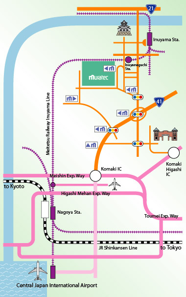 ACCESS MAP 犬山事业所